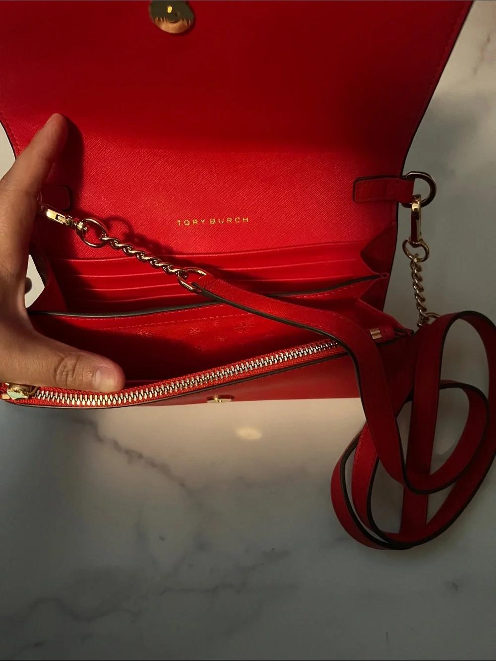 Tory Burch Red crossbody bag